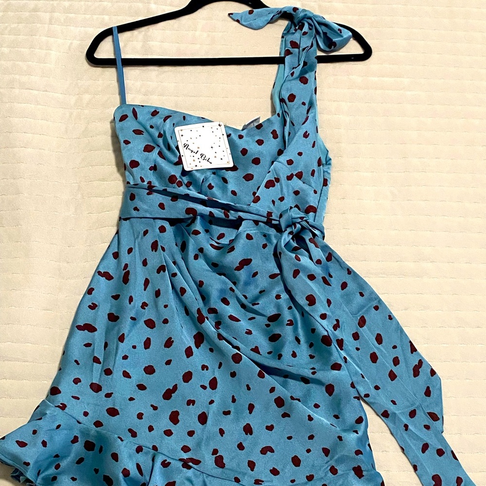 Brand new local boutique one shoulder dress